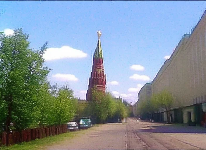 Photo By Oldsiemens, Russian Street Of Moscow, High Detailed...