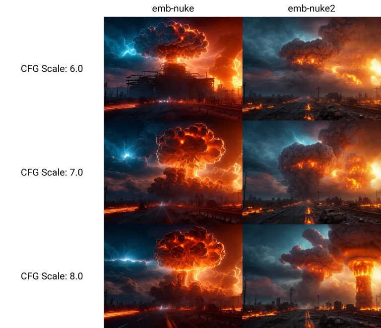 One Large Illuminated Nuclear Blast With Shockwave By Emb-nu...