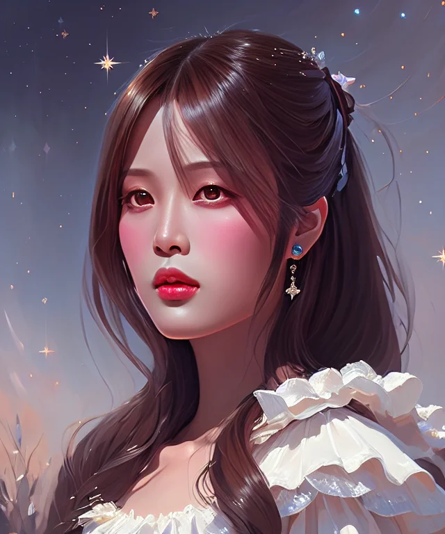 A Ultradetailed Beautiful Portrait Panting Of A Stylish Woma...