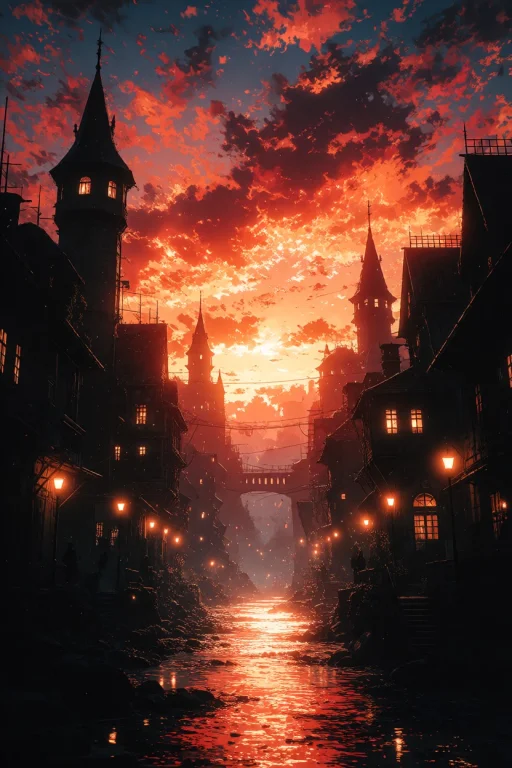 Zidiusart, A Vertical Anime-style Illustration Of A Fantasy...