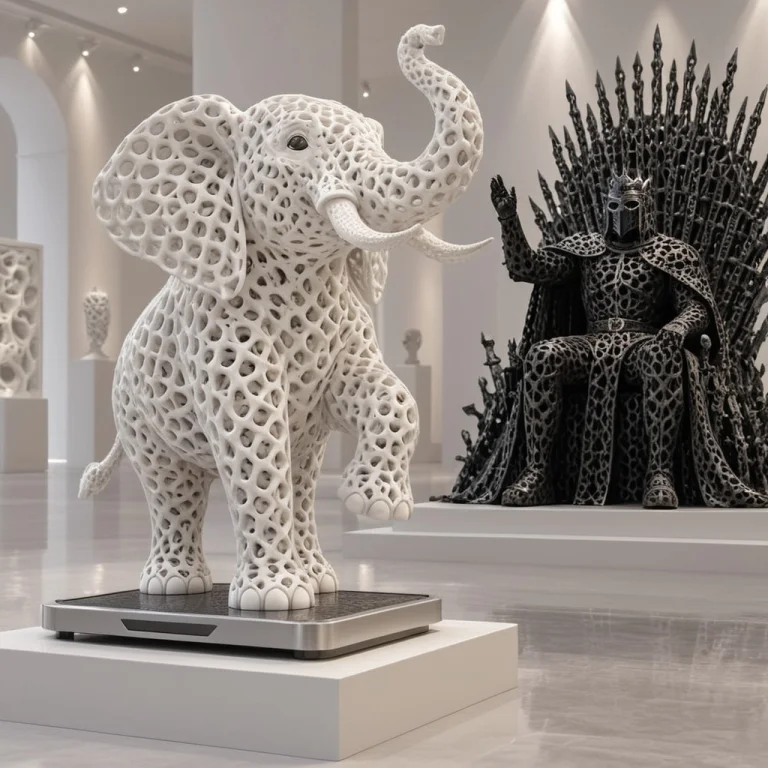 A Sophisticated, High-end Cinematic 3d Render Set In A Prist...