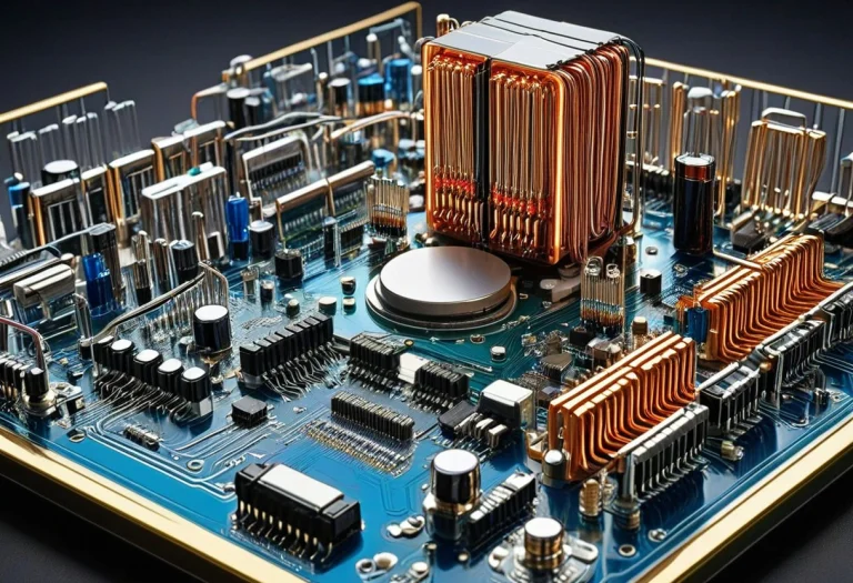 Transistors, Qu4ntum Hyperdetailed Macro Photography Of Elec...