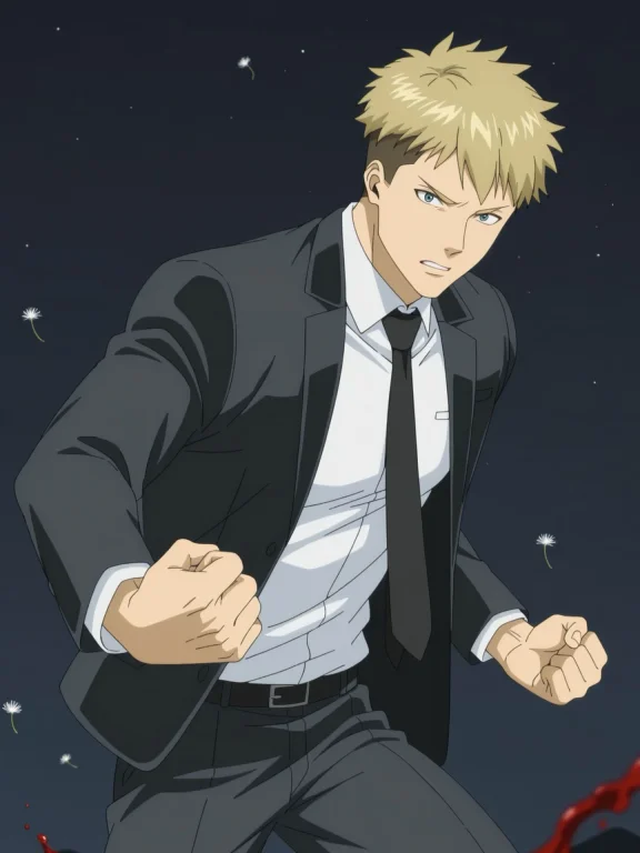 Animescreenshot, 1boy, Cowboyshot, Kyk2shnj, Looking At View...