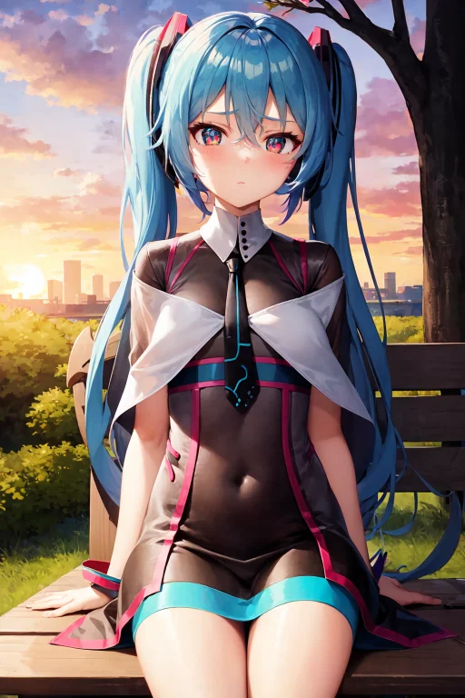 Lorahatsunemikumagicalimproved1, 1girl, Magical Mirai 2015,...