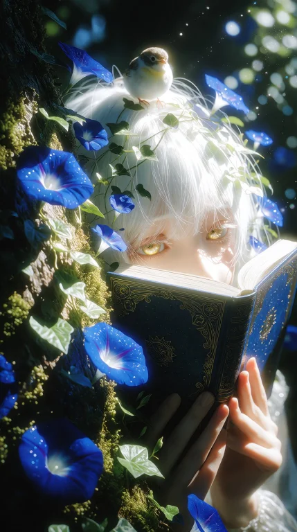 A Breathtaking High-aesthetic Fantasy Anime Illustration Of...