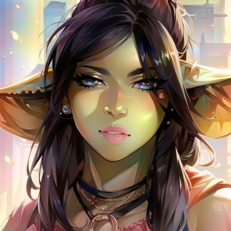 Gobgirlz1.2, Photorealism1.5, A Young Gothic Female, Missymu...