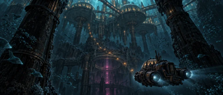 Image Format 219 Panoramic, Immense Underside-of-the-city Co...