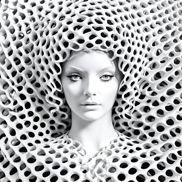 A Dramatic Portrait Of Medusa, Where Her Face And Snake-hair...
