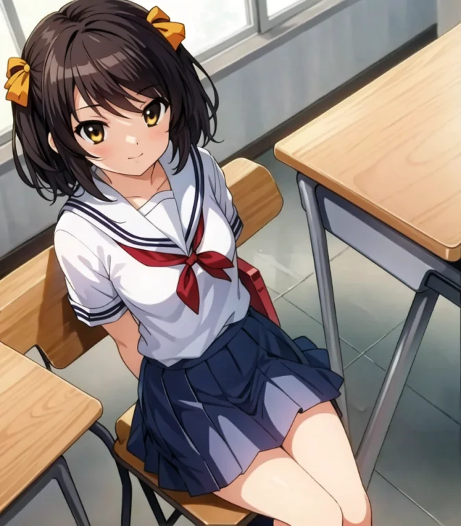 Masterpiece, Best Quality, 1girl, Loraharuhisuzumiyalora10.5...