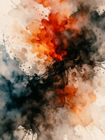Ta86inkriot, Wet-on-wet Watercolor Ink Painting. A Fluid, Un... — Stable Diffusion AI Prompt: ta86_inkriot, Wet-on-Wet Watercolor Ink Painting. A fluid, unpredictable paintin...