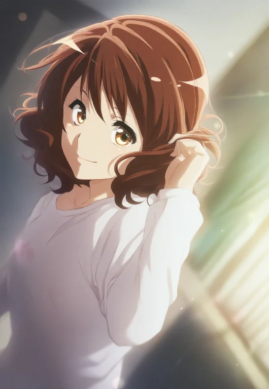 Oumae Kumiko,official Art,anime Coloring, Overexposure, Hazy...