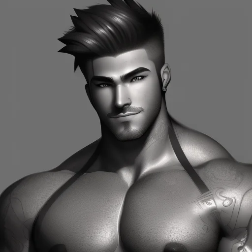 Bara, Digital Painting, Masterpiece, Realistic, Detailed Fac...