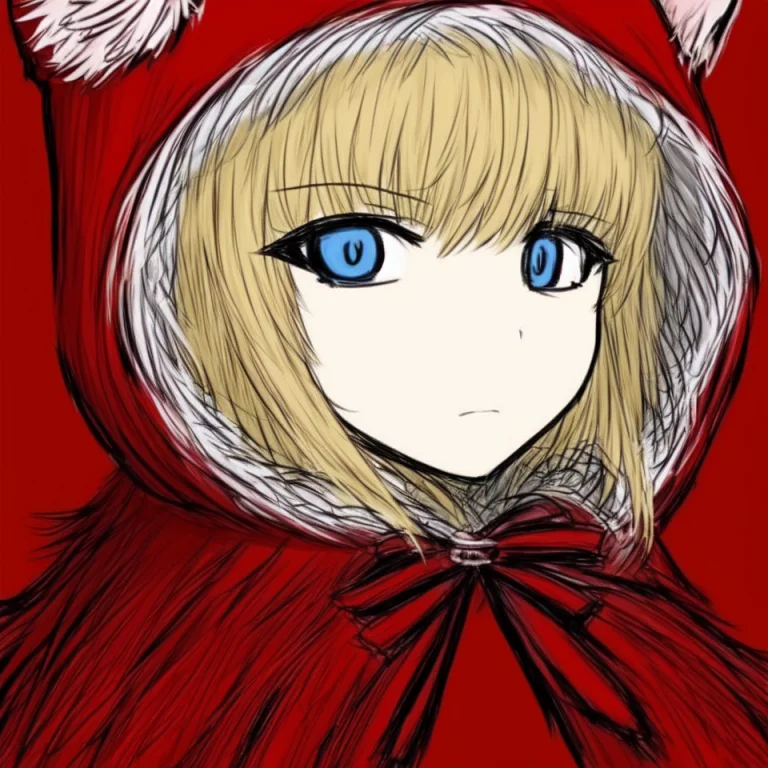 1girl,animal Hood, Bangs, Black Souls, Blonde Hair, Blue Eye...