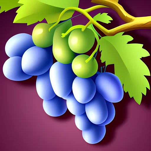 Best Quality, Masterpiece, Grapes Fruit, Very High Resolutio...
