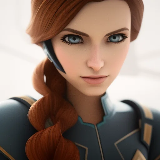 Clonewars Style, Attractive Freckled Redhead With Glasses ,...