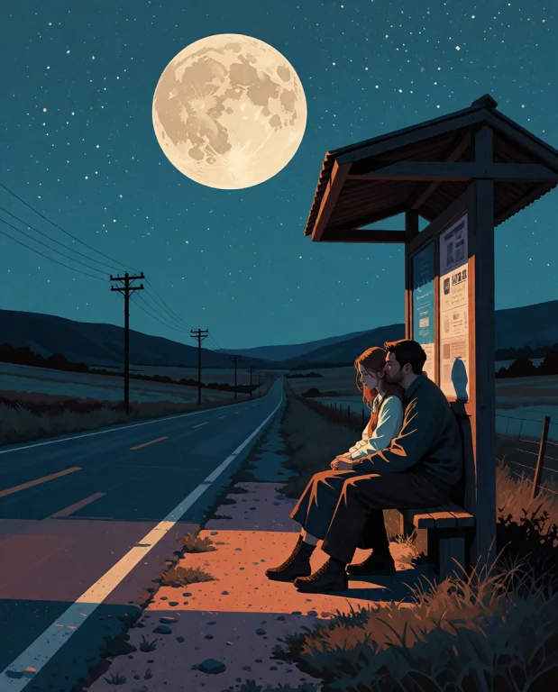 Aa Romantic Scene A Beautiful Woman Sitting On A Mans Lap Bo...