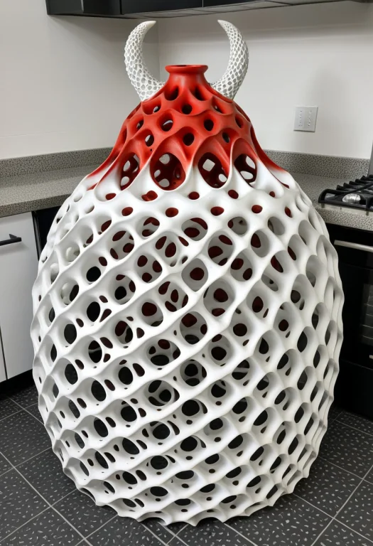 Gyroid Lattice, Bowser Dragon Turtle Formed Entirely From A...
