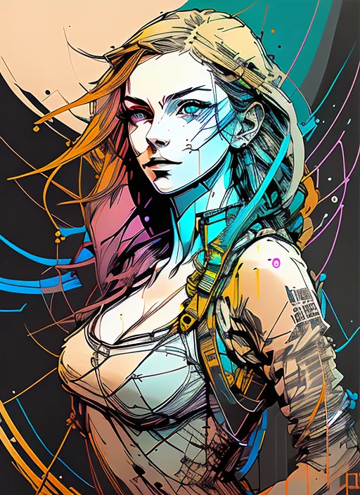 Nvinkpunk, Masterpiece, Best Quality, Sks Woman, Detailed Fa...