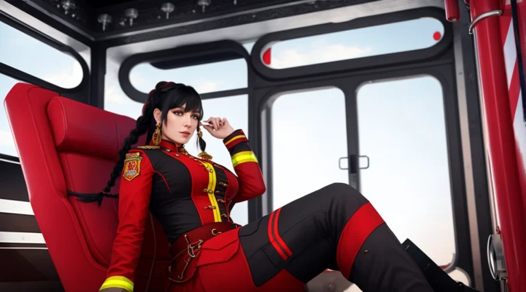 Tiktok Girl, Frombelow1.31 Sitting1.2 Black-hair , Longbraid...
