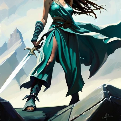Sword, By Greg Manchess, Trending On Artstation