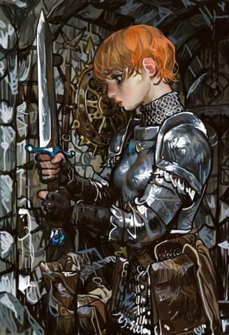 Masterpiece, Best Quality, Armor, Solo, 1girl, Short Hair, G... — Stable Diffusion AI Prompt: masterpiece, best quality, armor, solo, 1girl, short hair, gloves, fingerless gl...