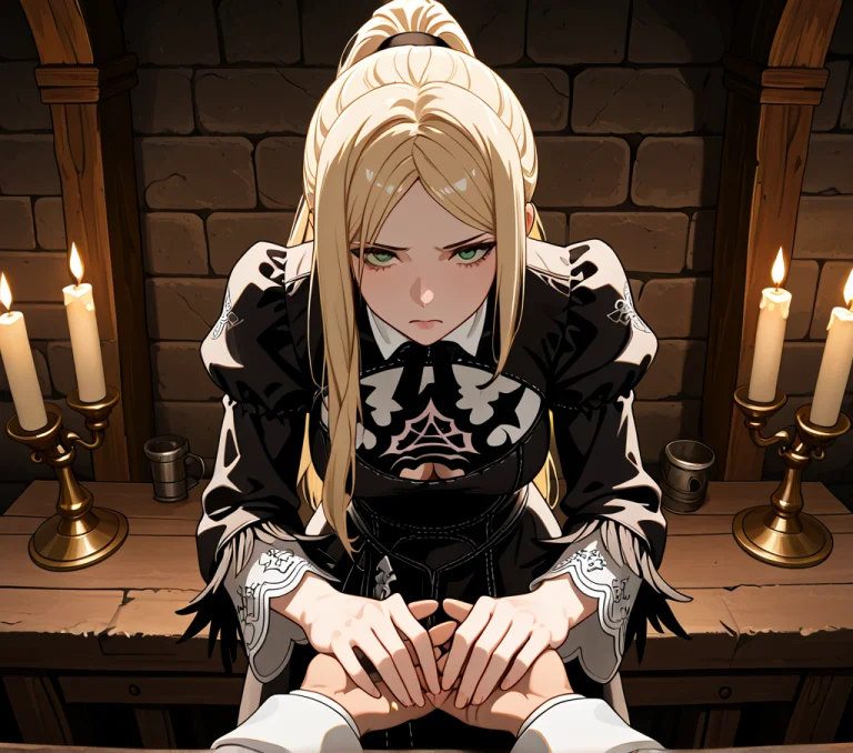 Commander White From Nierautomata, Kjowhite, Blonde Hair, Gr...