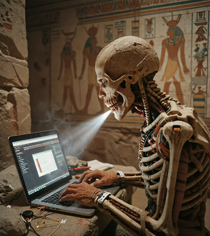 Ancient Egypt Style, Indoors Of Ancient Temple, Ancient Egyp...