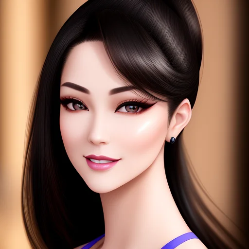 A Photograph Of A Beautiful Chinese Taiwanese Superstar, Per...