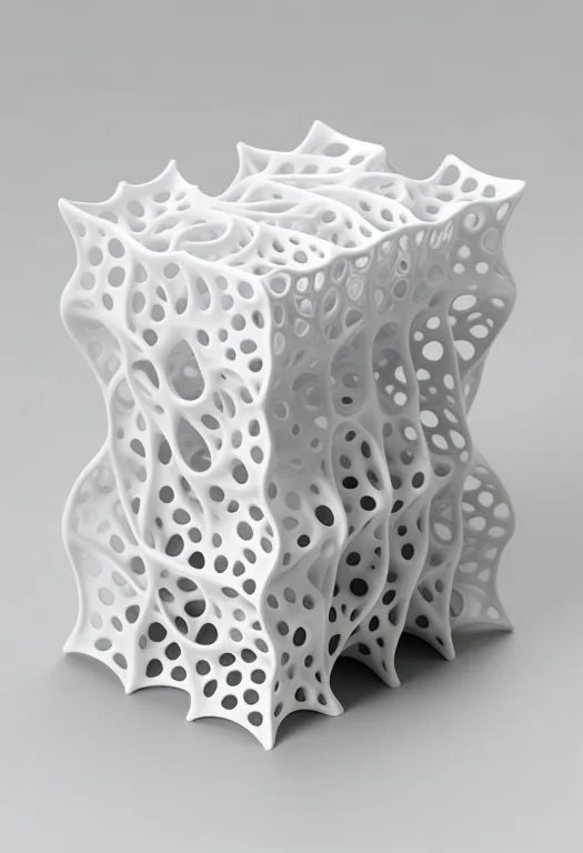 Gyroid Lattice Porous Surface Interconnected Struts Geomet...