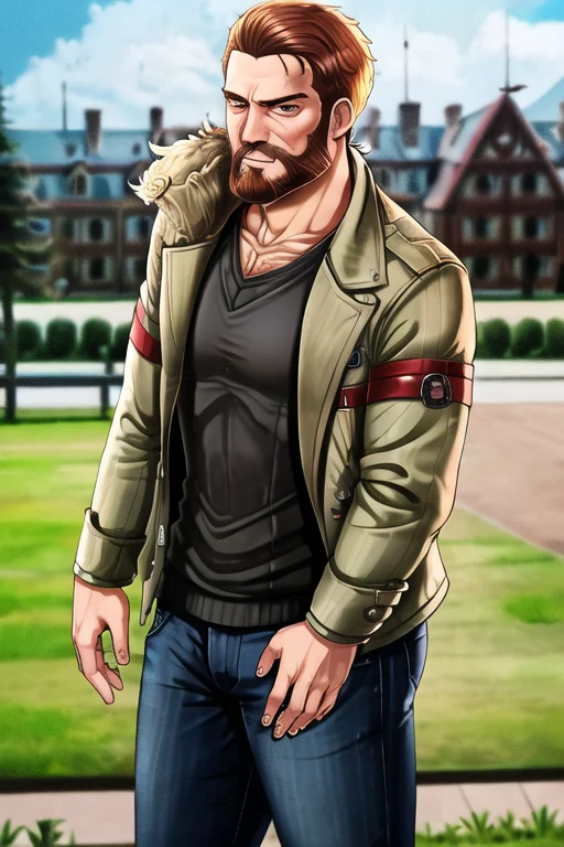 Masterpiece, A Beared Man Wearing A Jacket