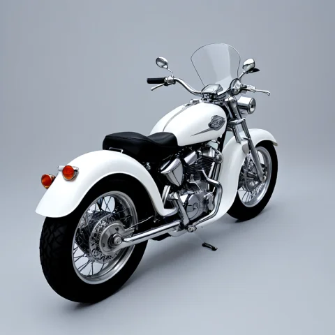 Score9, Score8up, Score7up, A Vintage Motorcycle, Side Profi... — Stable Diffusion AI Prompt: score_9, score_8_up, score_7_up, a vintage motorcycle, side profile, full view,...