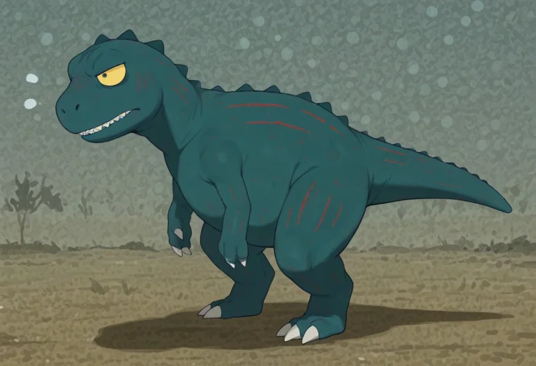 Heartumasou, Tired Face, Detailed Eyes, Dinosaur, Tealbody,...