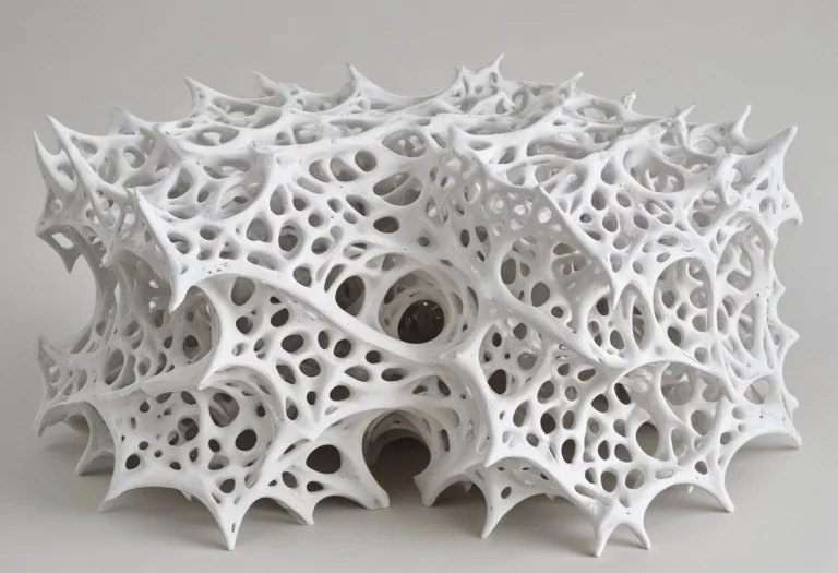 A Great Tree Formed Entirely From A Gyroid Lattice, Continuo...