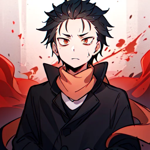 Best Quality, Masterpiece, Ultra Detailed, 1boy, Wrath, Blac...