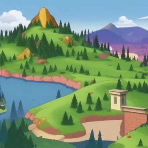 Owl-house Mountain — Stable Diffusion AI Prompt: owl-house mountain