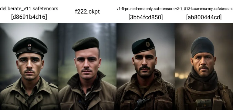 Professional Photo Of A Man A Soldier With Serious Look, Sla...