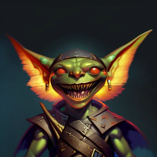 Close-up Portrait Of Egyptian Pathfindergoblin, Fairy Academ...