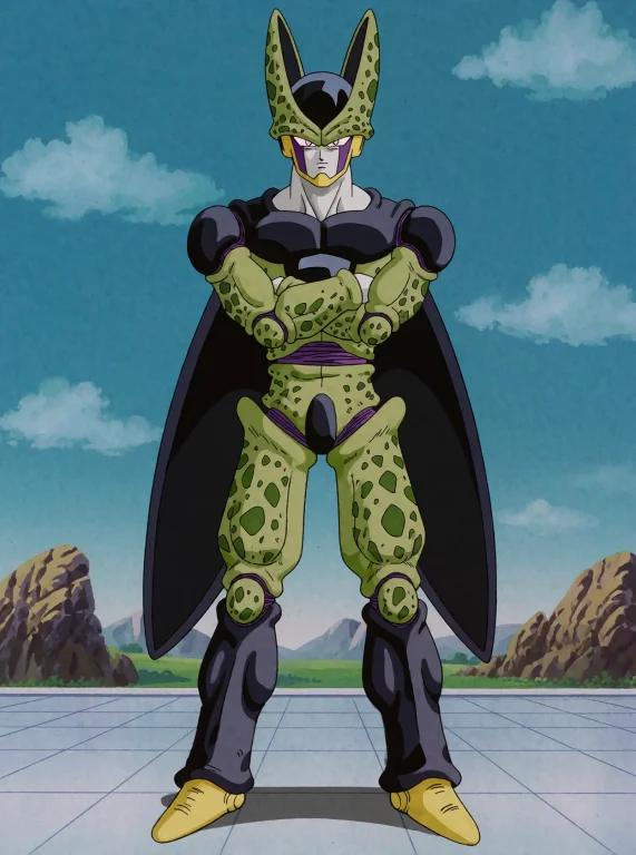 Perfectcell, Tall Full-body Anime Screenshot Of Perfect Cell...