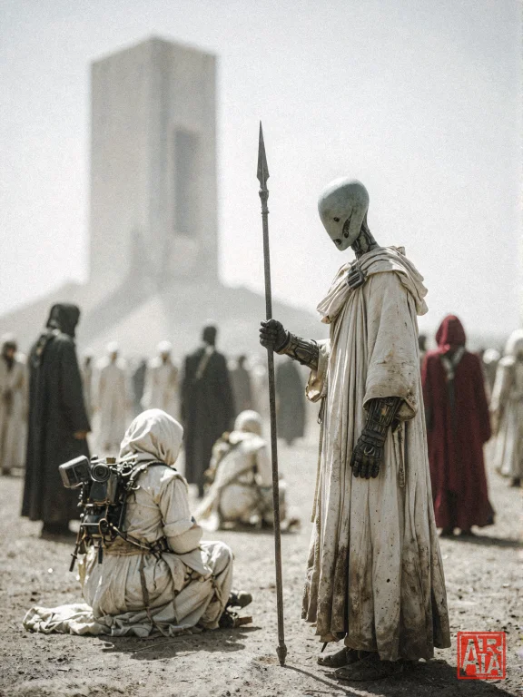 A Vertical, Full-shot, Cinematic Image In The Style Of A Hig...