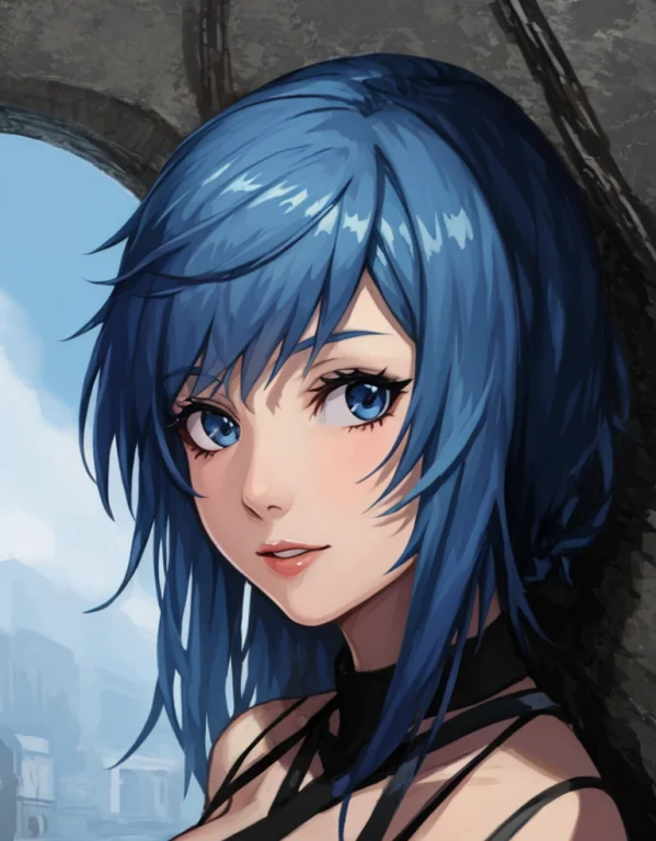 Woman Closeup Portrait