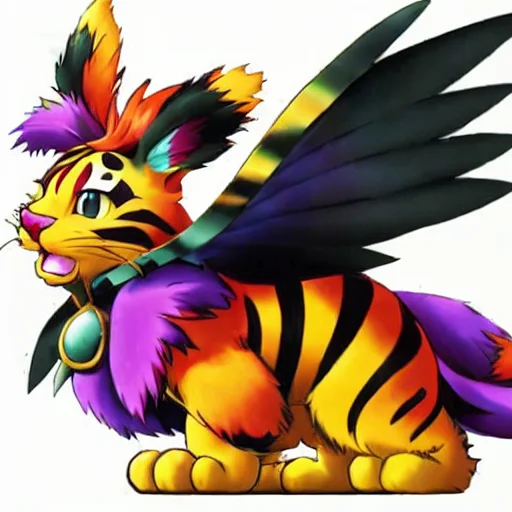 Perfectly-centered Portrait Of A Effeff9 Creature Tigger Wit...