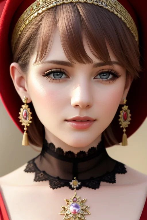 A Beautiful England Woman Closeup, Masterpiece, Portrait, Ra...