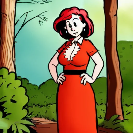 A Cartoon Woman, Christina Hendricks, Art By Loracalvinandho...