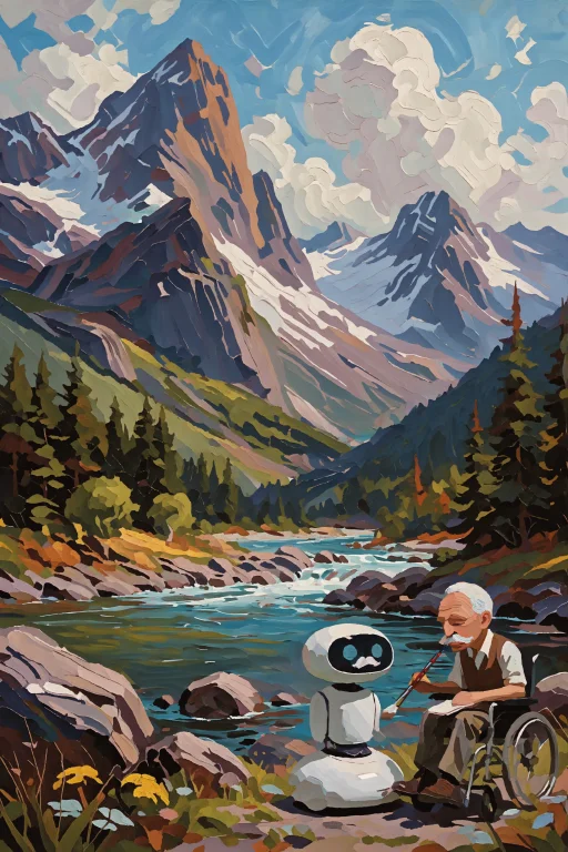 A Complete, Masterful Oil Painting On Canvas, Depicting A Sw...