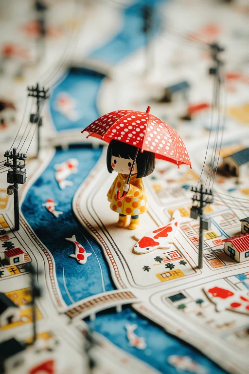 Tilt-shift Macro Lens Photograph Of An Isometric Miniature D...