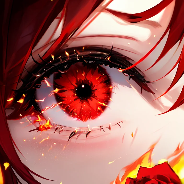 Sle, 1girl, Solo, Lookingatviewer, Bangs, Redhair, Eyelashes...