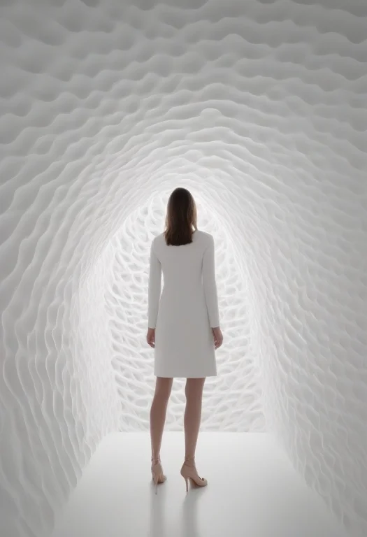 An Impossible Geometric Figure Shaped Like A Graceful, Other...
