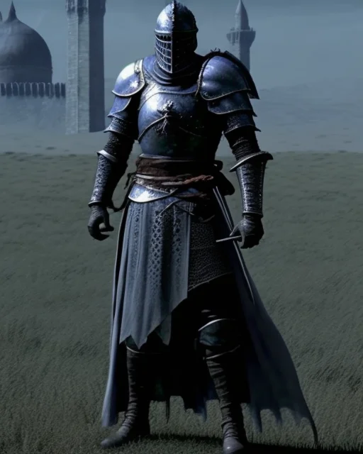 Photo Of Hassan Person In The Style Of 80sdarksouls