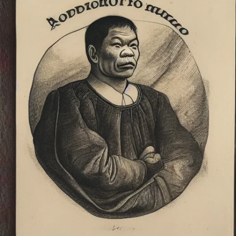 Portrait Of Rodrigo Duterte, Full Body Shot, Durer-style — Stable Diffusion AI Prompt: portrait of rodrigo duterte, full body shot, durer-style