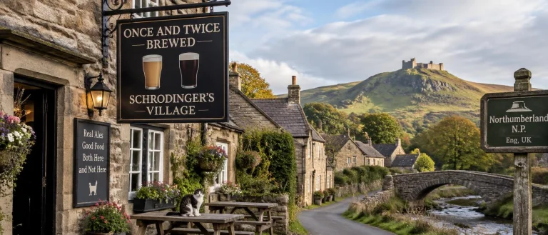 Once And Twice Brewed, Schrodingers Village, Northumberland...